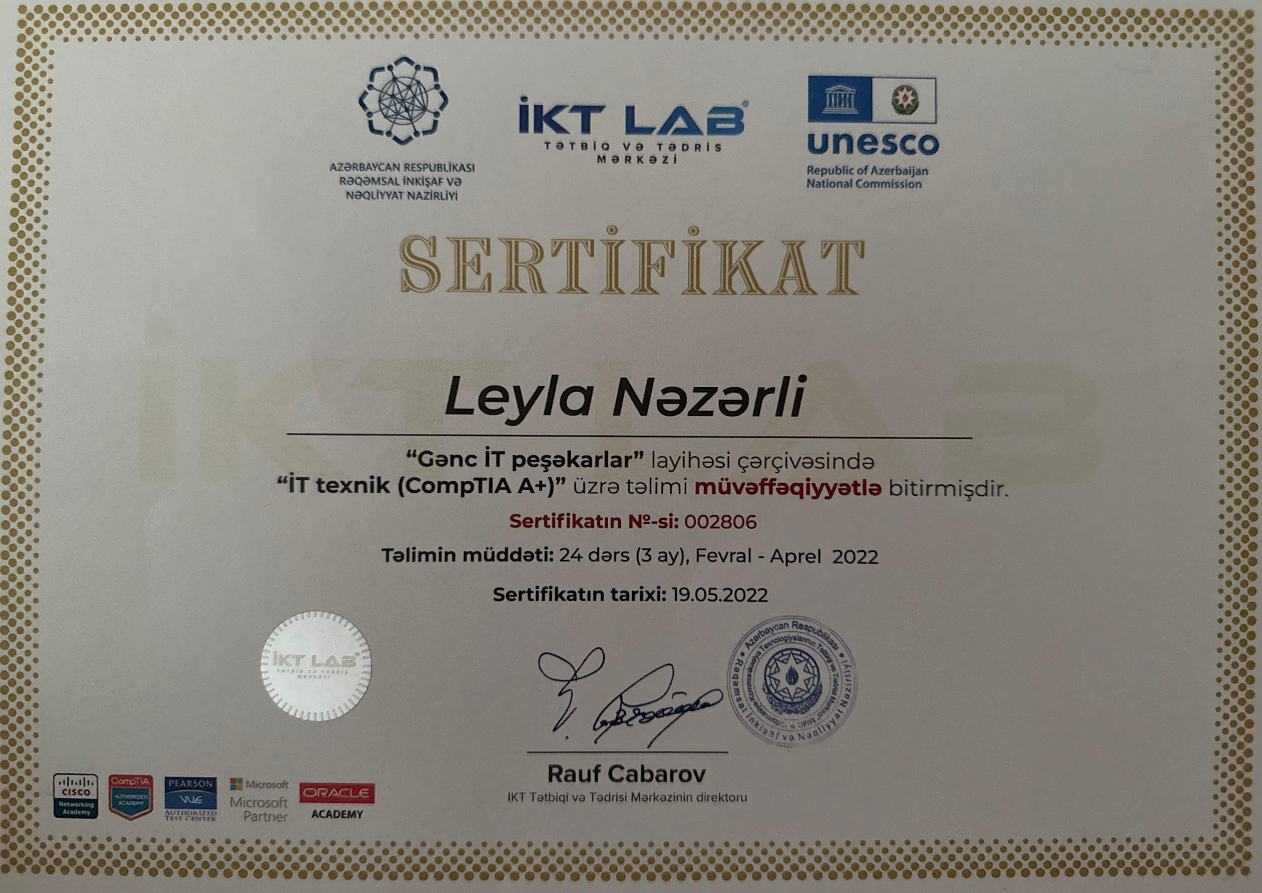 IKT LAB A+